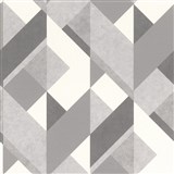 Papierové tapety na stenu IMPOL Art-Deco sivo-biele