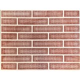 Obkladové panely 3D PVC rozmer 440 x 580 mm tehla červená s krémovou špárou