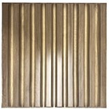 Obkladové panely 3D PVC SLATS drevo hnedé rozmer 500 x 500 mm, hrúbka 1 mm