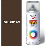 Sprej hnedý matný 400ml, odtieň RAL 8014 farba sépiová matná