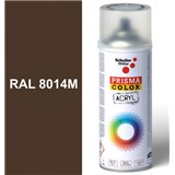 Sprej hnedý matný 400ml, odtieň RAL 8014 farba sépiová matná