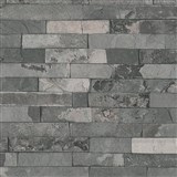 Vliesové tapety IMPOL Wood and Stone 2 obkladový kameň štiepaná bridlica sivá