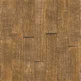 Vliesové tapety IMPOL Wood and Stone 2 3D drevený obklad hnedý