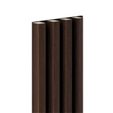 Dekoračné panely MAXI dub tmavý 3D lamely na filcovom podklade 270 x 17,7 cm