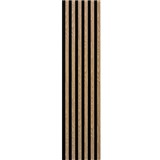Dekoračné panely dub svetlý 3D lamely na filcovom podklade 270 x 30 cm