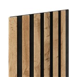 Dekoračné panely SLIM wotan 3D lamely na filcovom podklade 270 x 30 cm
