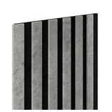 Dekoračné panely SLIM loft 3D lamely na filcovom podklade 270 x 30 cm