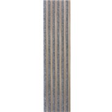 Dekoračné panely dub sonoma 3D lamely na sivom filcovom podklade 270 x 30 cm