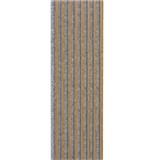 Dekoračné panely dub svetlý 3D lamely na sivom filcovom podklade 270 x 40 cm
