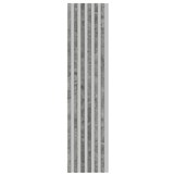 Akustické dekoračné panely loft 3D lamely na sivom filcovom podklade 270 x 40 cm