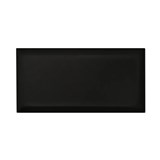Čalúnený panel SOFTLINE 60 x 30 cm čierny