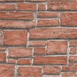 Vinylové tapety na stenu Wood´n Stone tehla červená