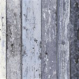 Vliesové tapety na stenu Wood'n Stone drevené dosky modré