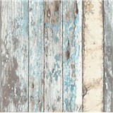 Vliesové tapety na stenu Exposed drevené dosky modré, béžové, sivé, biele