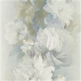 Vliesové tapety na stenu Aurora popínavé kvety na bielom podklade