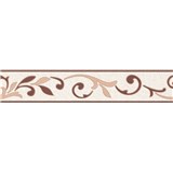 Samolepiace bordúry ornamenty hnedé 5 m x 5,8 cm