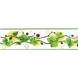 Samolepiace bordúry orchidea zelená 5 m x 8,3 cm