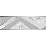 Samolepiace bordúry na stenu Art-Deco mramor sivý 5 m x 5,8 cm