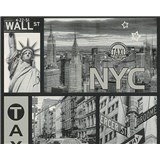 Vinylové tapety na stenu Boys & Girls New York taxi