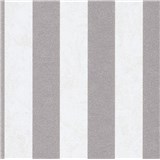 Vliesové tapety IMPOL Carat 2 pruhy strieborno-krémové