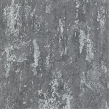 Vliesové tapety na stenu Casual Chic moderná vertikálna stierka tmavo sivá so striebornými odleskami