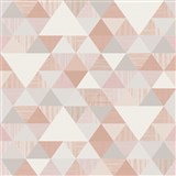 Vliesové tapety na stenu Collection geometrický vzor moderný ružový