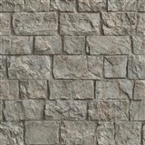 Vliesové tapety na stenu IMPOL obkladový kameň sivo-hnedý