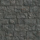 Vliesové tapety na stenu IMPOL obkladový kameň čierno-hnedý