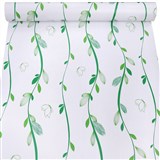 Samolepiace tapety popínavé zelené vetvičky 45 cm x 10 m