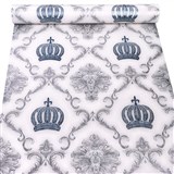 Samolepiace tapety zámocký vzor s korunami 45 cm x 10 m - POSLEDNÉ METRE