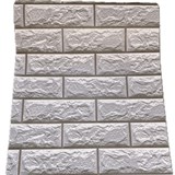 Samolepiace tapety klinker tmavo sivý obklad s hnedou škárou 45 cm x 10 m