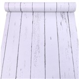 Samolepiace tapety drevené dosky bielo-čierne 45 cm x 10 m