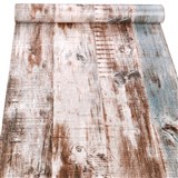 Samolepiace tapety drevo rustik s modrou patinou 45 cm x 10 m