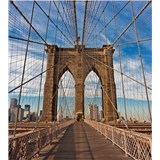 Vliesové fototapety Brooklyn Bridge rozmer 225 cm x 250 cm