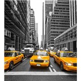 Vliesové fototapety žlté taxíky rozmer 225 cm x 250 cm