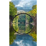 Vliesové fototapety oblúkový most rozmer 150 cm x 250 cm - POSLEDNÉ KUSY