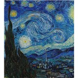 Vliesové fototapety hviezdna noc - Vincent Van Gogh rozmer 225 cm x 250 cm