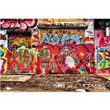 Vliesové fototapety graffiti ulica rozmer 375 cm x 250 cm - POSLEDNÉ KUSY
