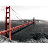 Vliesové fototapety most San Francisco, rozmer 312 cm x 219 cm