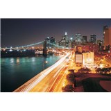 Vliesové fototapety Brooklyn Bridge New York, rozmer 312 cm x 219 cm