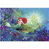Fototapety Disney Malá morská víla Arielin zámok rozmer 368 cm x 254 cm