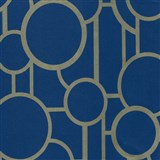 Samolepiace tapety Tiffany modro-zlatá - 45 cm x 15 m