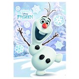 Samolepky na stenu Disney Frozen Olaf rozmer 50 cm x 70 cm