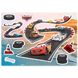 Samolepky na stenu Disney Cars Mc Queen cesta rozmer 50 cm x 70 cm