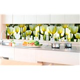 Samolepiace tapety za kuchynskú linku tulipány rozmer 350 cm x 60 cm