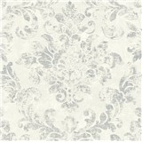 Vliesové tapety IMPOL New Studio barokový vzor krémovo-strieborný