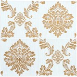 Samolepiace penové 3D panely rozmer 70 x 70 cm, ornamenty zlaté - POSLEDNÉ KUSY
