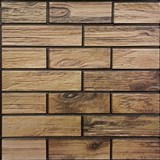 Samolepiace PVC 3D panely rozměr 30 x 30 cm, obklad drevo s čiernou škárou