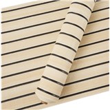 Samolepiace panely na stenu lamely na penovom podklade svetlo hnedé rozmer 270 x 48,5 cm