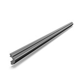 Nástenná dekoratívna lišta XPS DP1mini-S šedá rozmer 2000x14x25mm